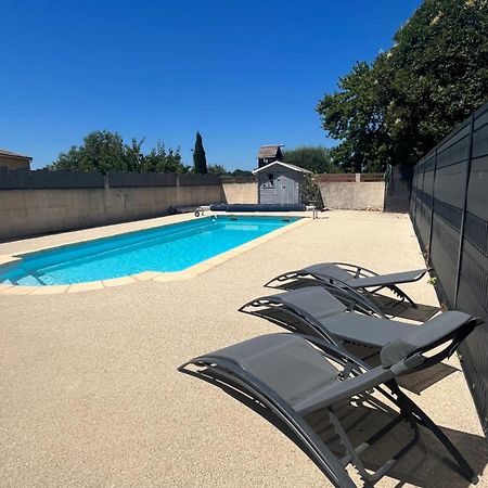 Studio Menthe-Clim-Terrain De Petanque-Piscine Collective Saint-Paul-Trois-Chateaux Luaran gambar