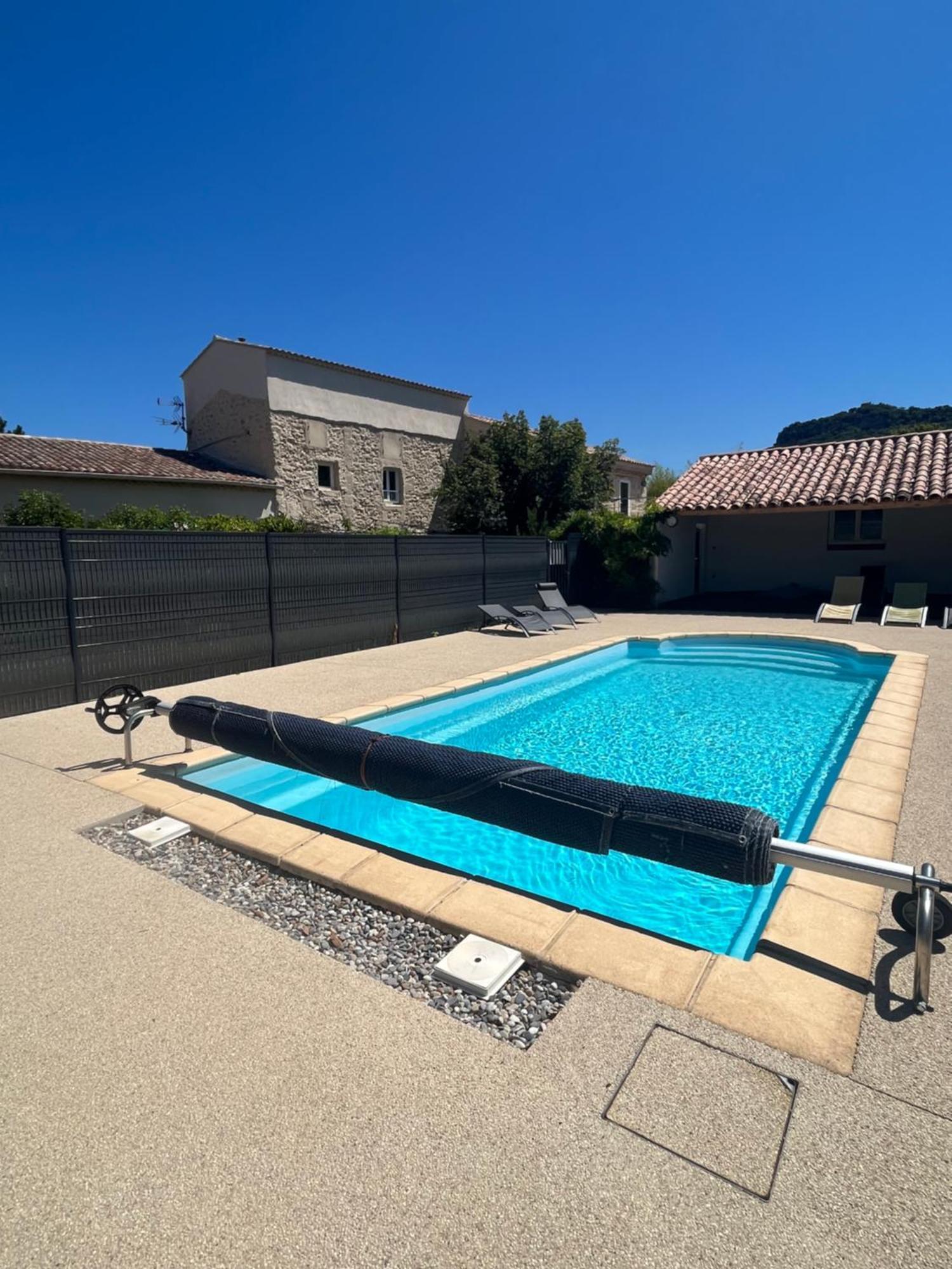 Studio Menthe-Clim-Terrain De Petanque-Piscine Collective Saint-Paul-Trois-Chateaux Luaran gambar