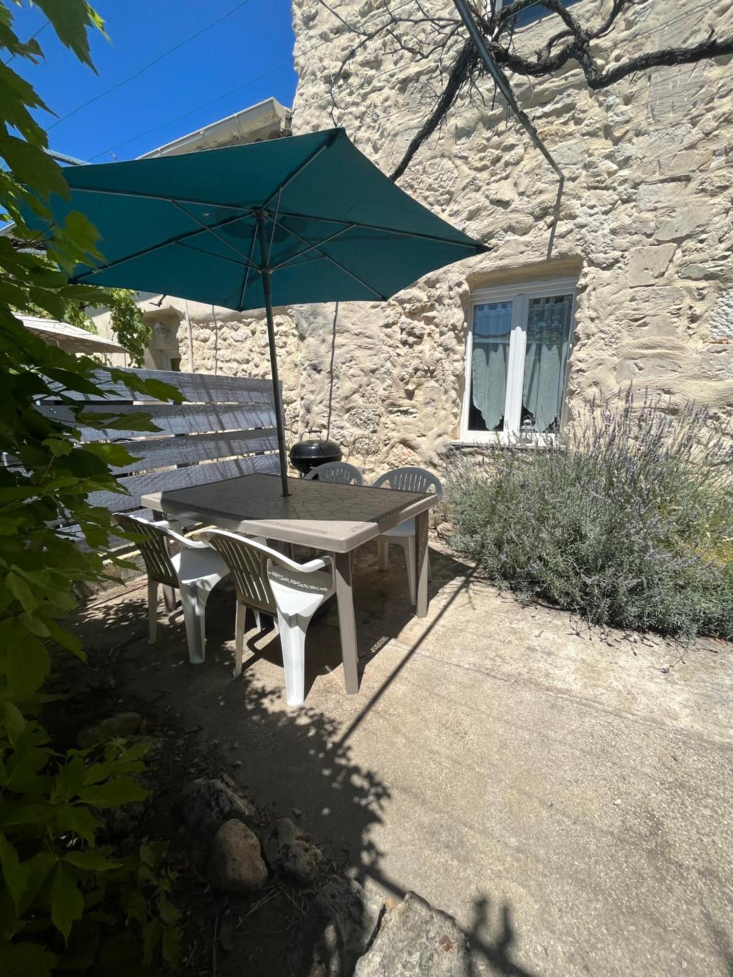 Studio Menthe-Clim-Terrain De Petanque-Piscine Collective Saint-Paul-Trois-Chateaux Luaran gambar